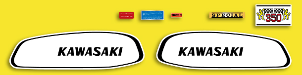 1970 Kawasaki A7 decal set