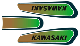 1971 Kawasaki F8 gas tank decals