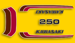 1973 Kawasaki F11 Europe decal set