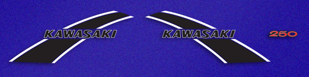 1975 Kawasaki F11B decal set