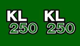 1979 Kawasaki KL250 side decals