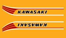 1977 Kawasaki KE100 Decals