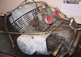 1968 Suzuki TC250 crusty motor