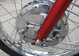 1968 Suzuki TC250 front hub