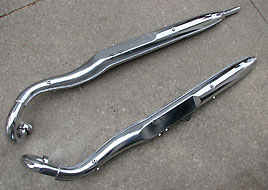 1968 Suzuki TC250 NOS pipes